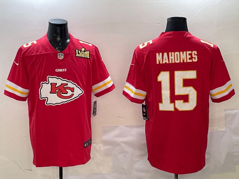 Men Kansas City Chiefs #15 Mahomes Red Nike Team Logo 2025 NFL Jersey style 3->kansas city chiefs->NFL Jersey